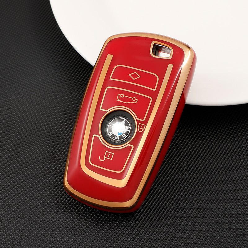 Soft TPU Key Case Cover For BMW(Key No.A)