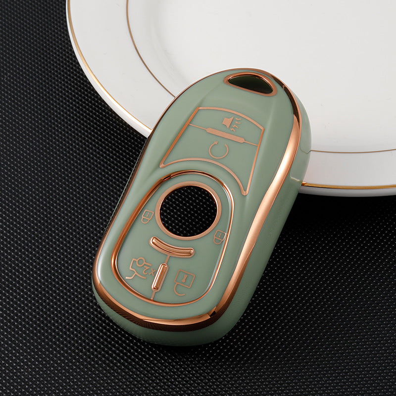Soft TPU Key Case Cover For Buick(Key No.F)