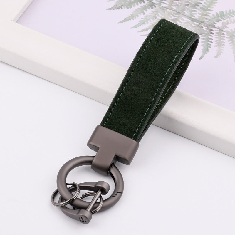 Leather Strap Metal Keychains(Item No.:LK008)