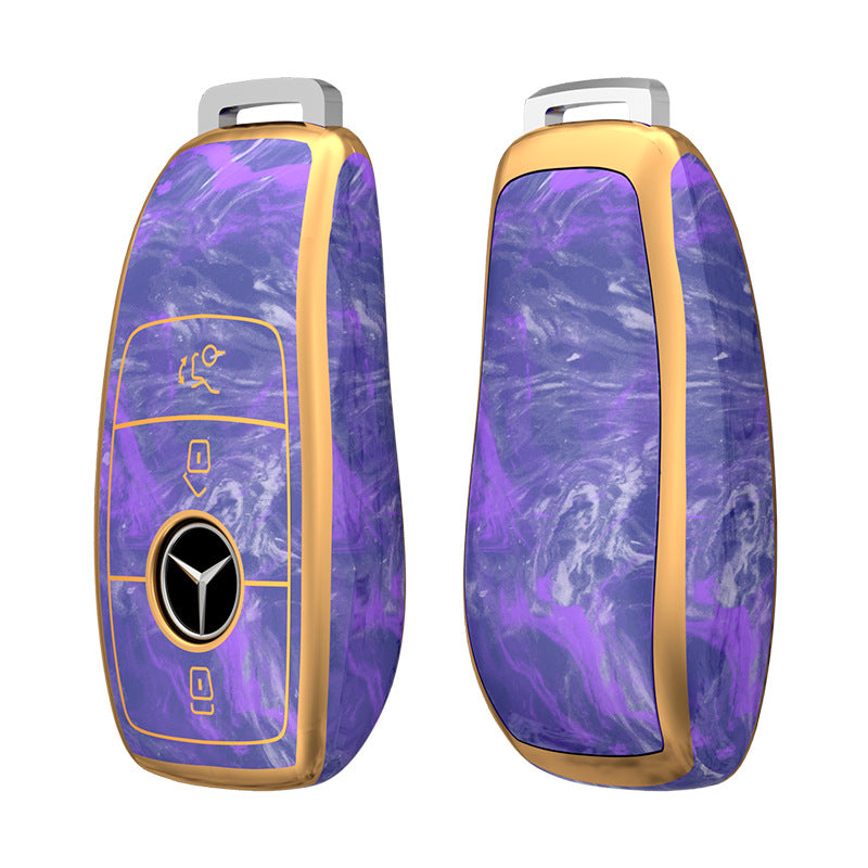 Soft TPU Key Case Cover For Mercedes-Benz A, C, E, S, CLA, CLS, GLA, GLB, GLC, GLE, GLS, G Glass 2017-2022