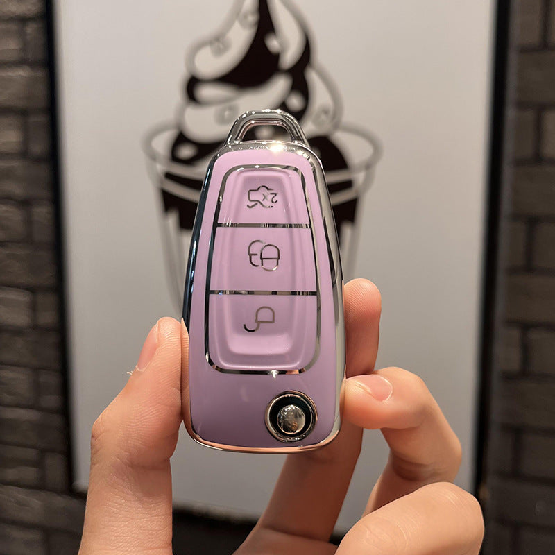 Copy of Soft TPU Key Case Cover For Ford(Key No.F)