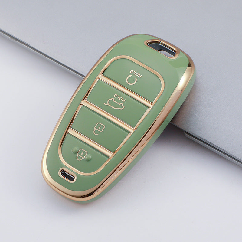 Soft TPU Key Case Cover For Hyundai(Key No.M)