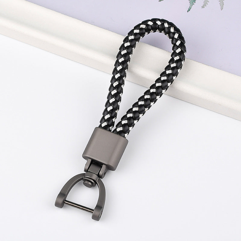 Leather Strap Metal Keychains for Car Key(Item No.: LK007)