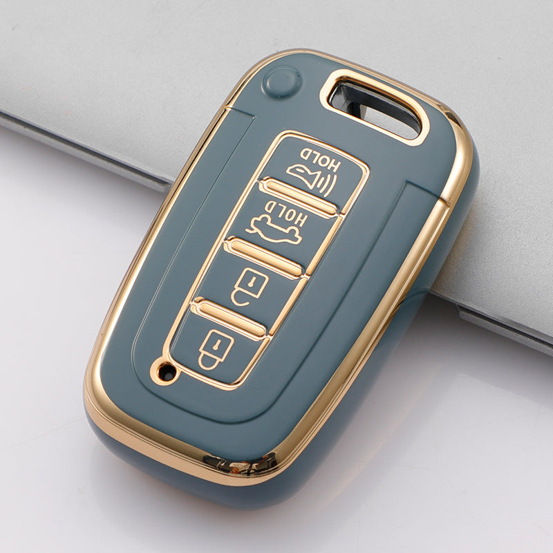 Soft TPU Key Case Cover For Kia&Hyundai(Key No.L)