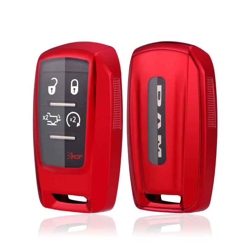 Soft TPU Key Case Cover For Jeep/Dodge/Chrysler(Key No.F)