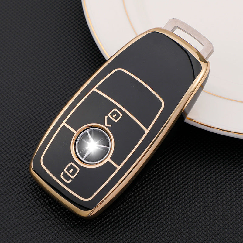 Soft TPU Key Case Cover For Mercedes-Benz A, C, E, S, CLA, CLS, GLA, GLB, GLC, GLE, GLS, G Glass 2017-2022