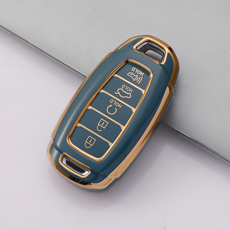 Soft TPU Key Case Cover For Hyundai(Key No.N)