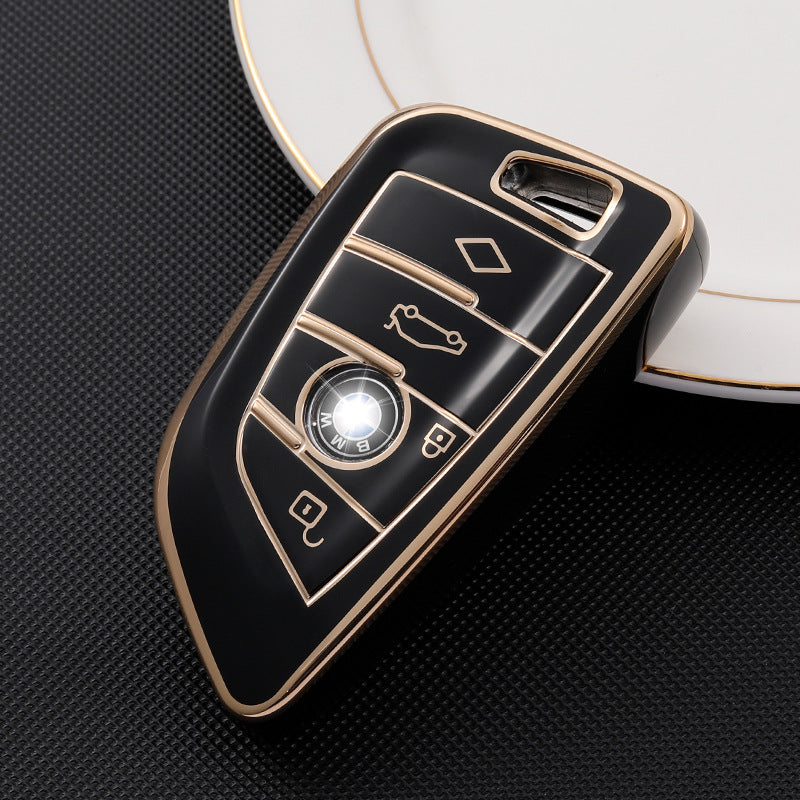 Soft TPU Key Case Cover For BMW(Key No.B)