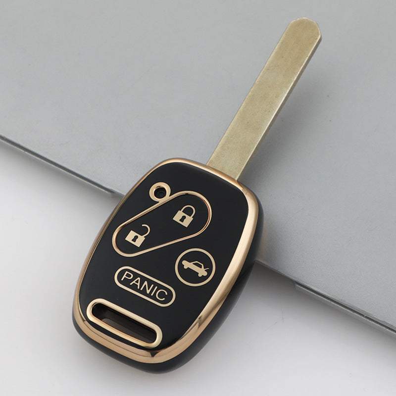Soft TPU Key Case Cover For Honda(Key No.F)