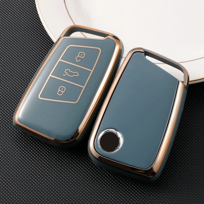 Soft TPU Key Case Cover For Volkswagen(Key No.E)