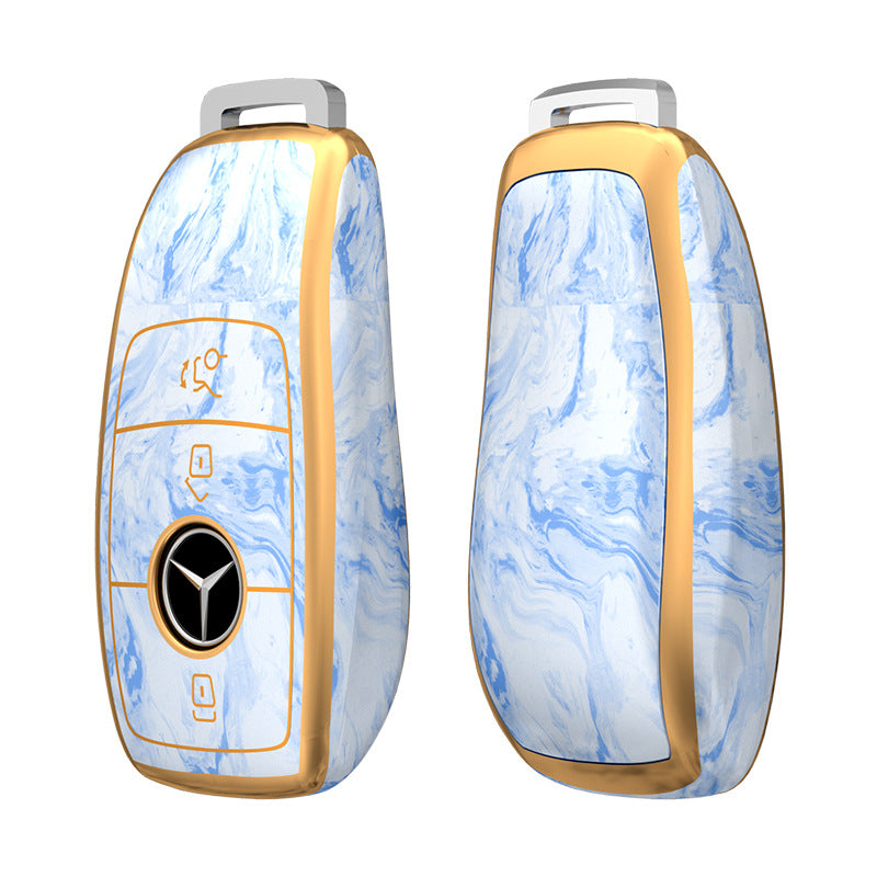 Soft TPU Key Case Cover For Mercedes-Benz A, C, E, S, CLA, CLS, GLA, GLB, GLC, GLE, GLS, G Glass 2017-2022