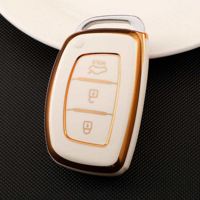 Soft TPU Key Case Cover For Hyundai(Key No.A)
