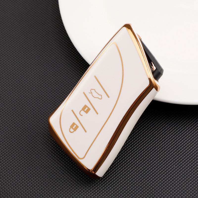 Soft TPU Key Case Cover For Lexus(Key No.C)