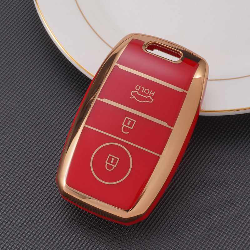 Soft TPU Key Case Cover For Kia(Key No.A)