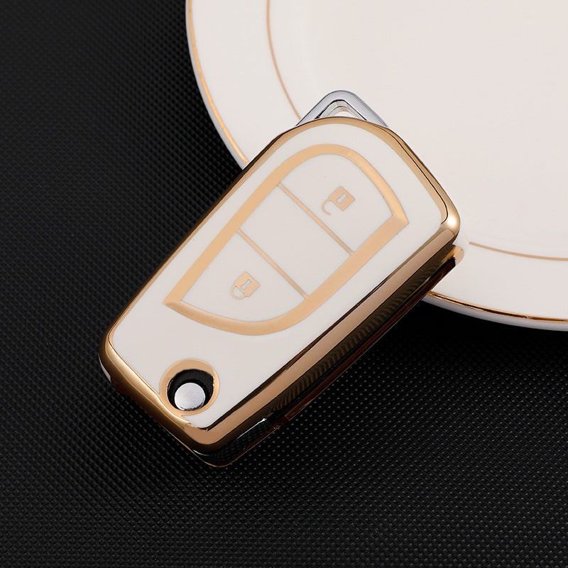 Soft TPU Key Case Cover For Toyota(Key No.D)
