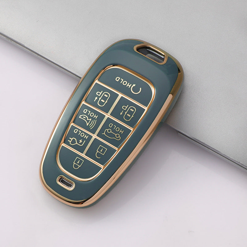 Soft TPU Key Case Cover For Hyundai(Key No.M)