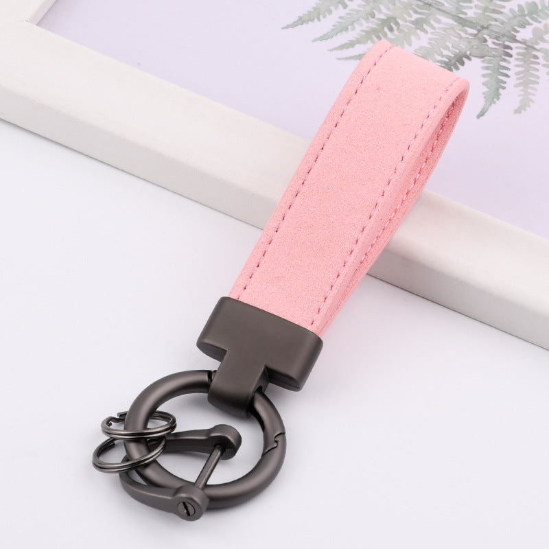 Leather Strap Metal Keychains(Item No.:LK008)