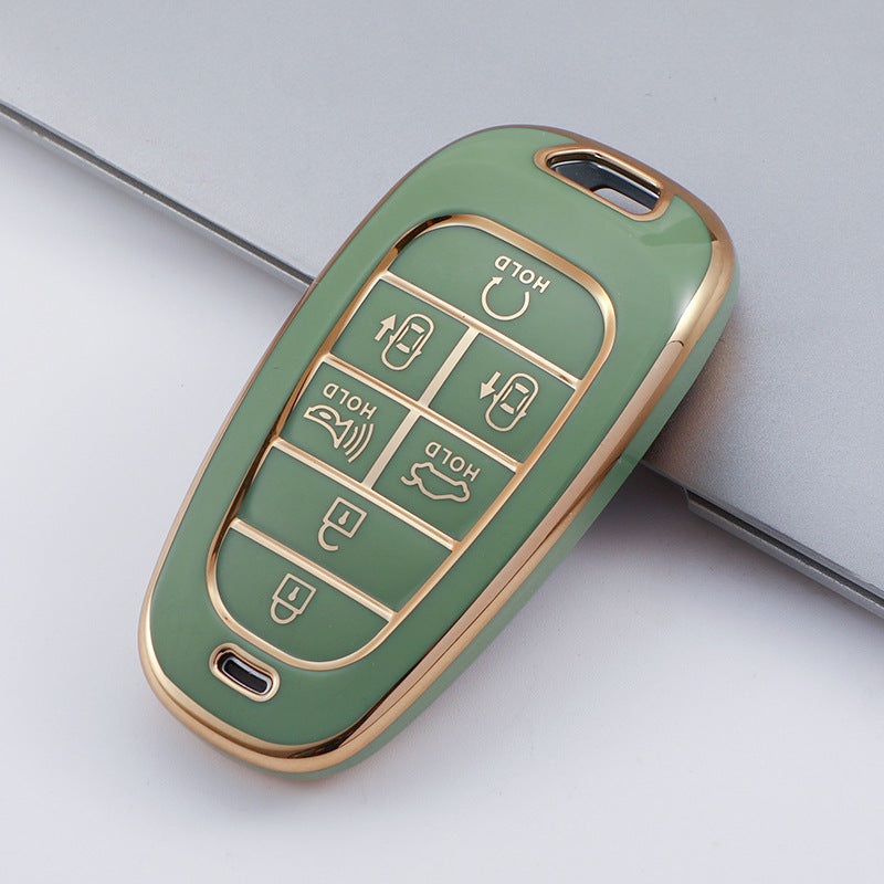 Soft TPU Key Case Cover For Hyundai(Key No.M)