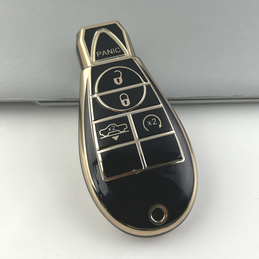 Soft TPU Key Case Cover For Jeep/Dodge/Chrysler(Key No.C)