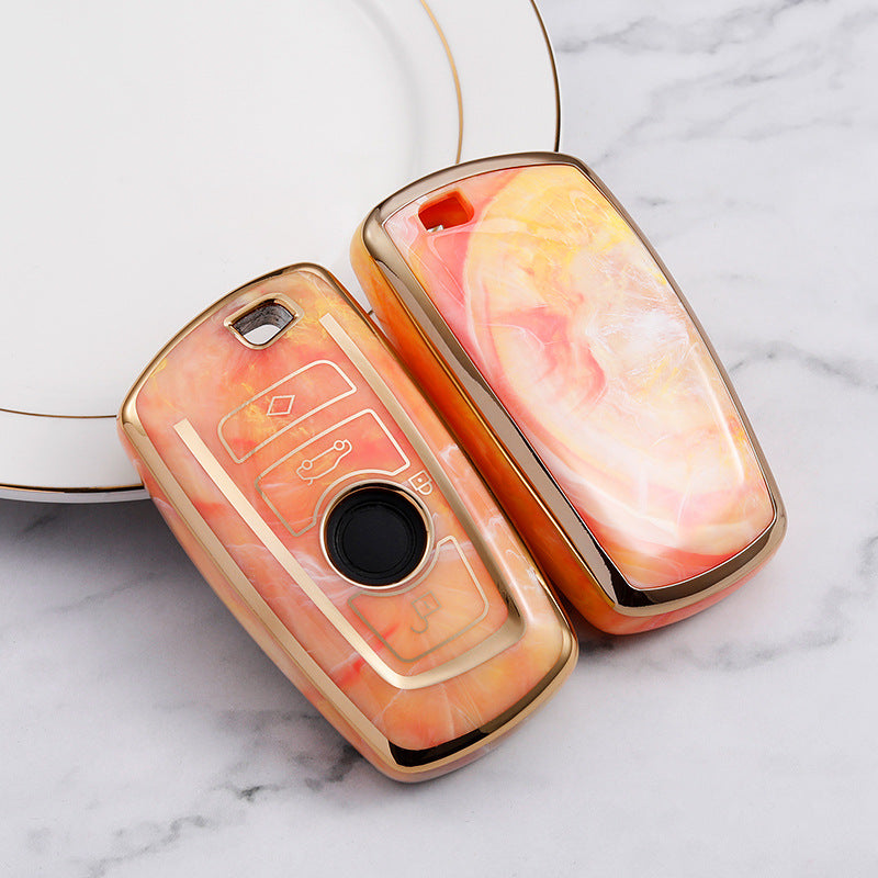 Soft TPU Key Case Cover For BMW(Key No.A)