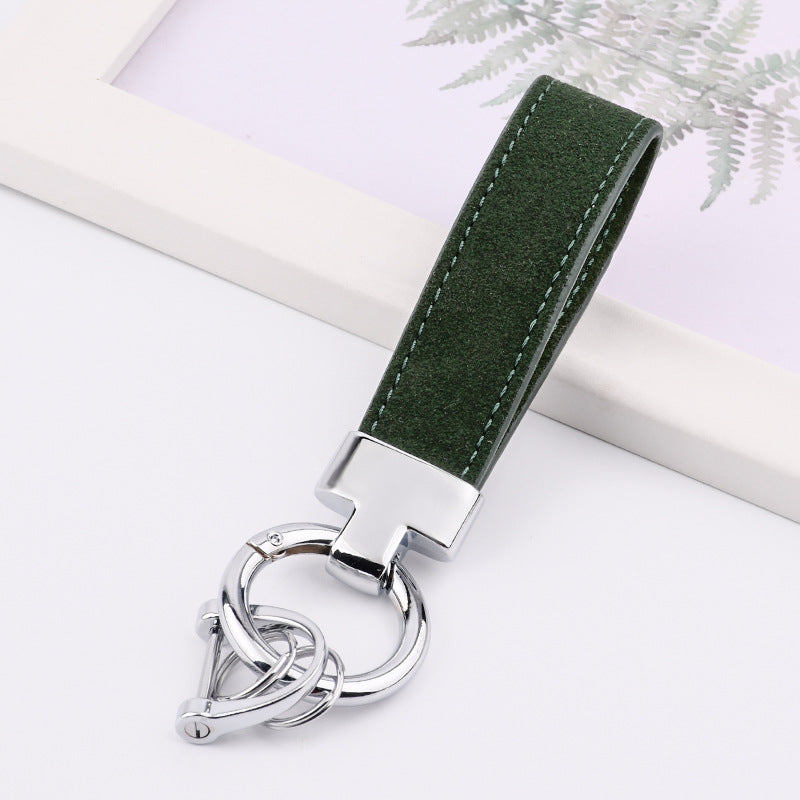 Leather Strap Metal Keychains(Item No.:LK008)