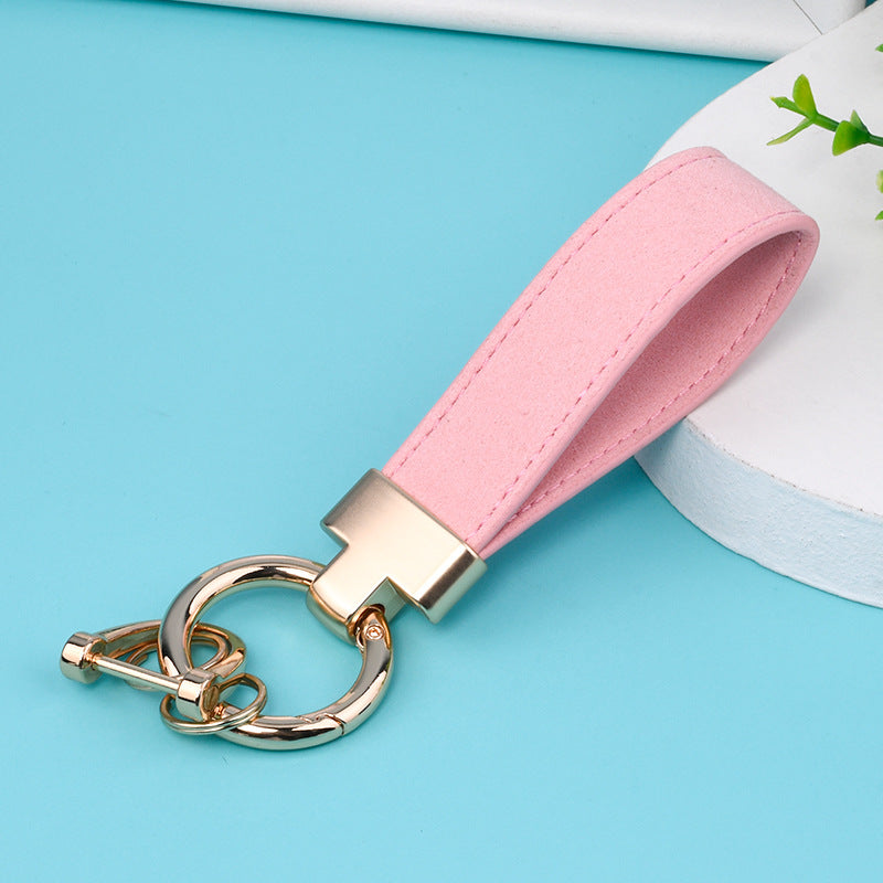 Leather Strap Metal Keychains(Item No.:LK008)