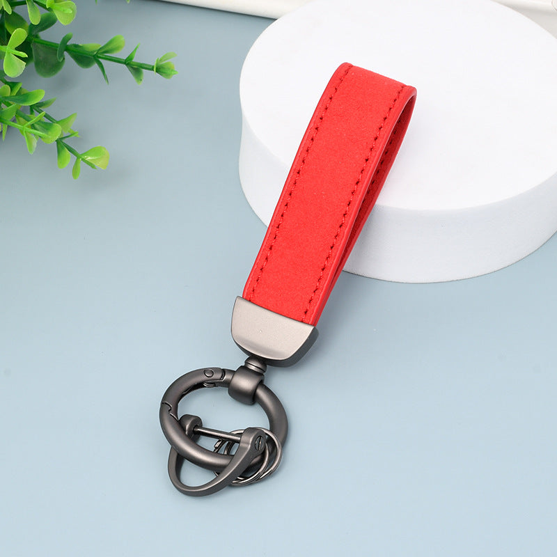Leather Strap Metal Keychains for Car Key(Item No.: LK005)