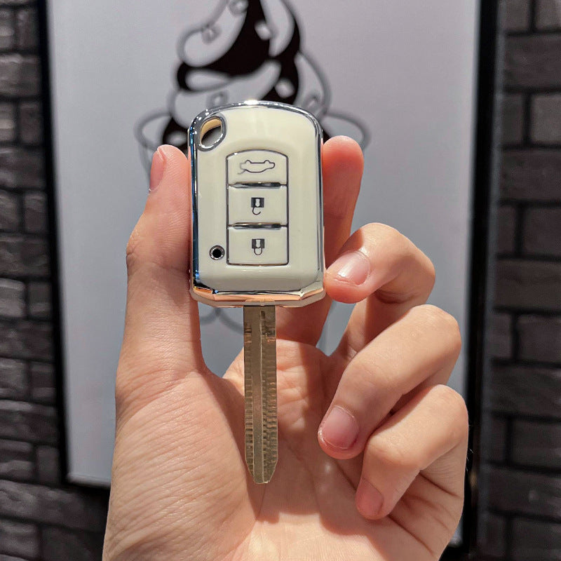 Soft TPU Key Case Cover For Mitsubishi(Key No.D)