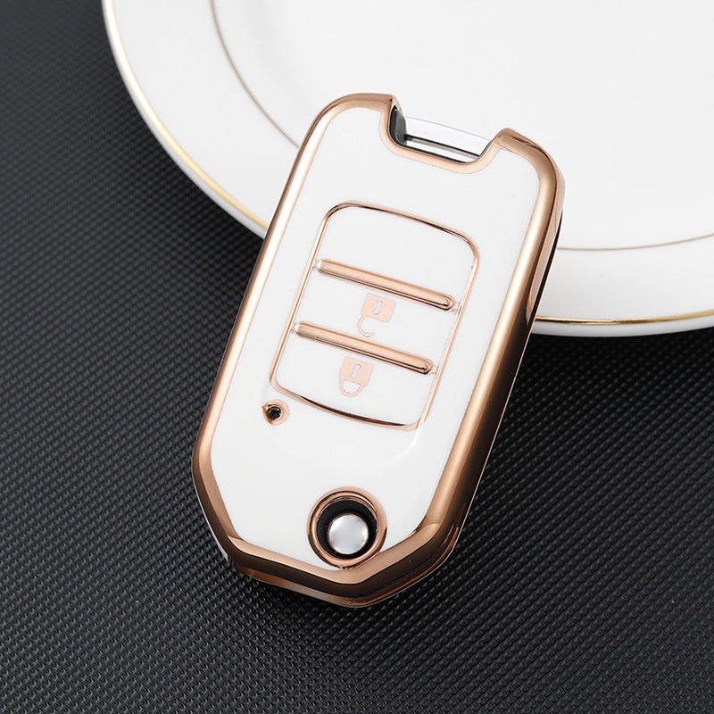 Soft TPU Key Case Cover For Honda(Key No.B)