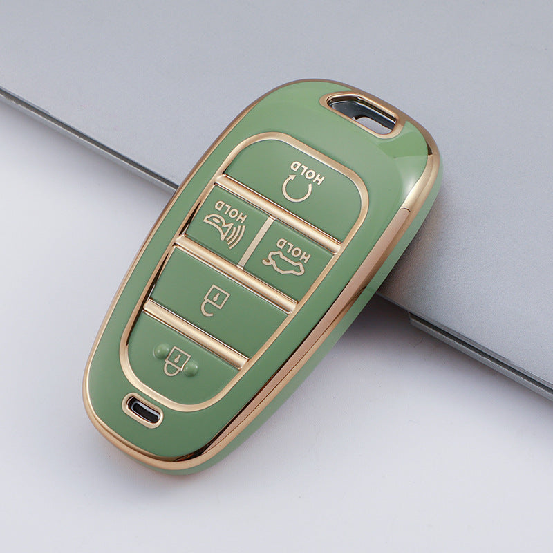 Soft TPU Key Case Cover For Hyundai(Key No.M)