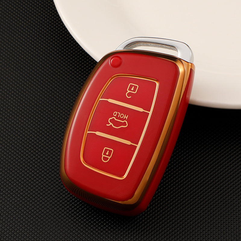 Soft TPU Key Case Cover For Hyundai(Key No.B)