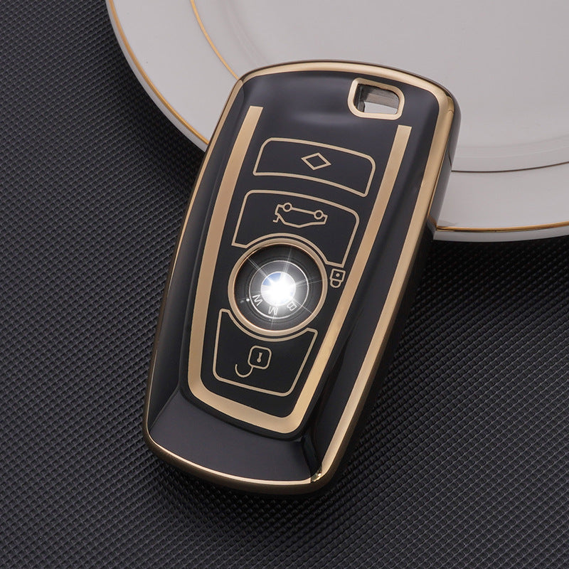 Soft TPU Key Case Cover For BMW(Key No.A)