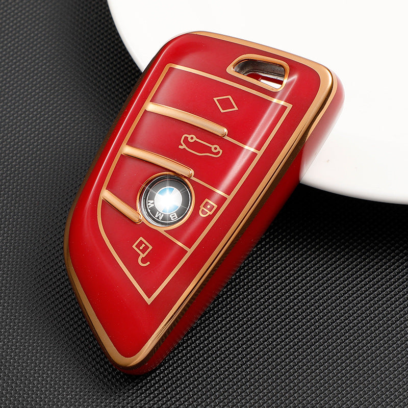 Soft TPU Key Case Cover For BMW(Key No.B)