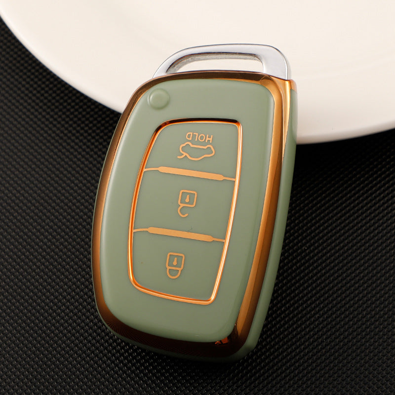 Soft TPU Key Case Cover For Hyundai(Key No.A)