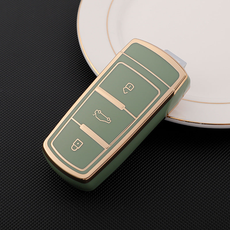Soft TPU Key Case Cover For Volkswagen(Key No.H)