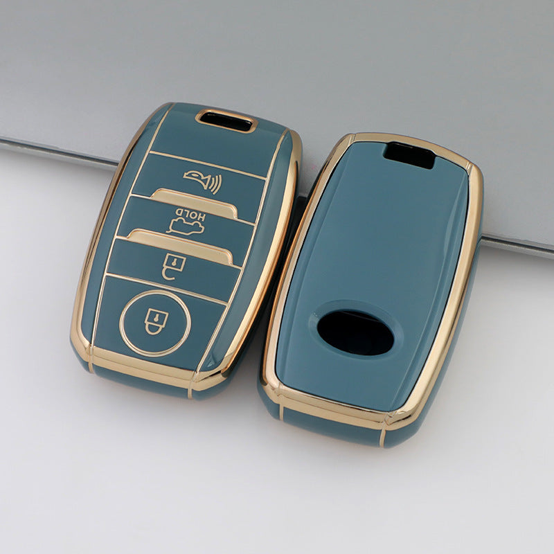 Soft TPU Key Case Cover For Kia(Key No.B)