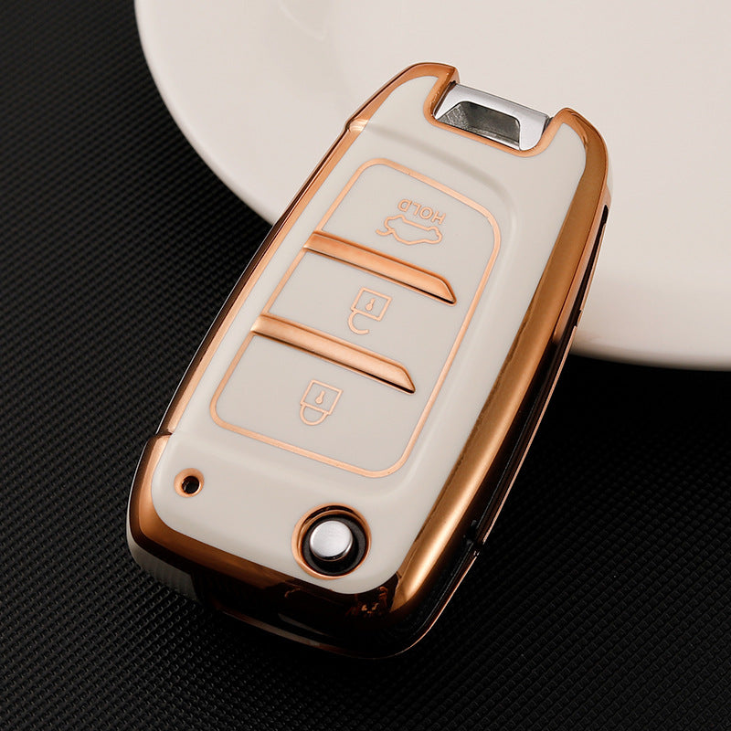Soft TPU Key Case Cover For Hyundai(Key No.G)