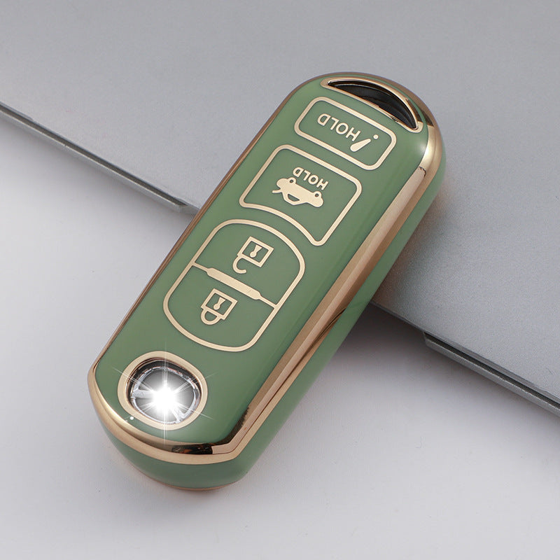 Soft TPU Key Case Cover For Mazda(Key No.A1)