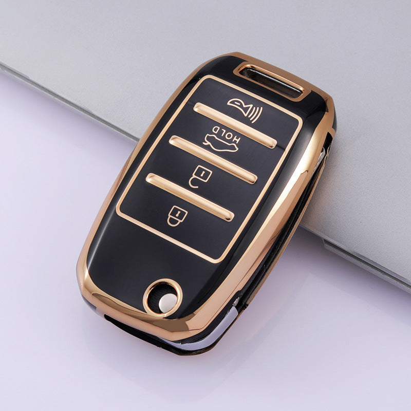 Soft TPU Key Case Cover For Kia(Key No.F)