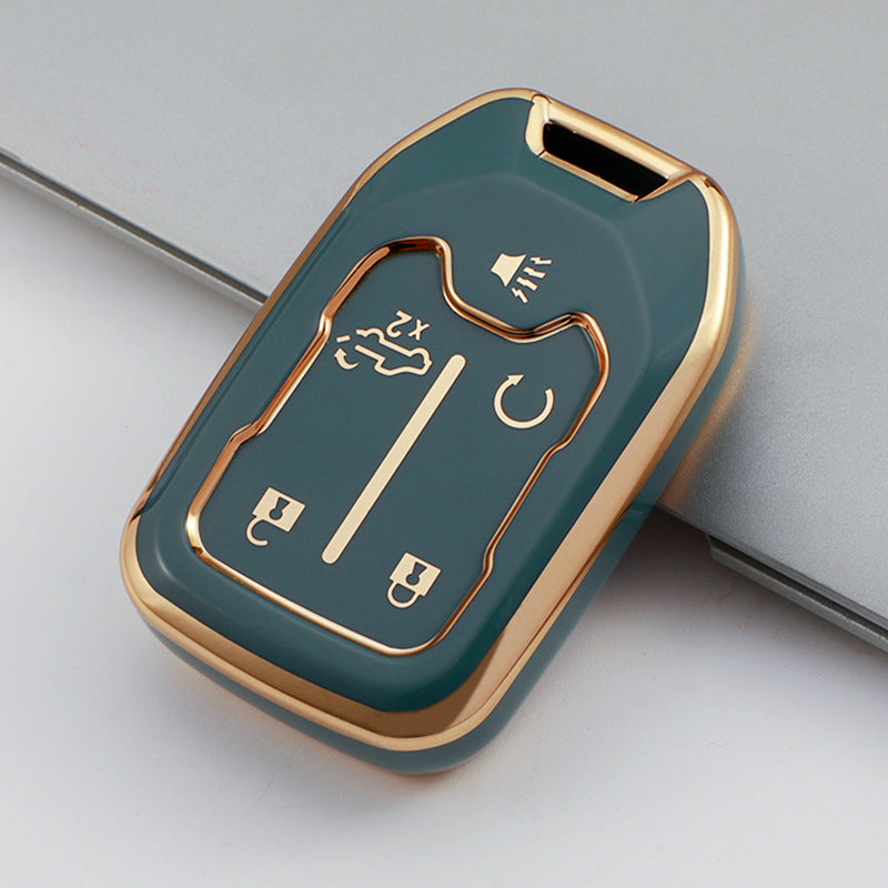 Soft TPU Key Case Cover For Chevrolet/Chevy/GMC(Key No.L-Fit L1/L2/L3)