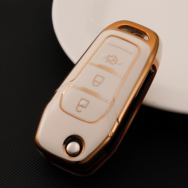 Soft TPU Key Case Cover For Ford(Key No.G)