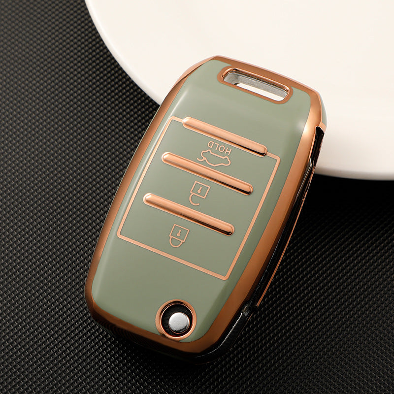 Soft TPU Key Case Cover For Kia(Key No.E)