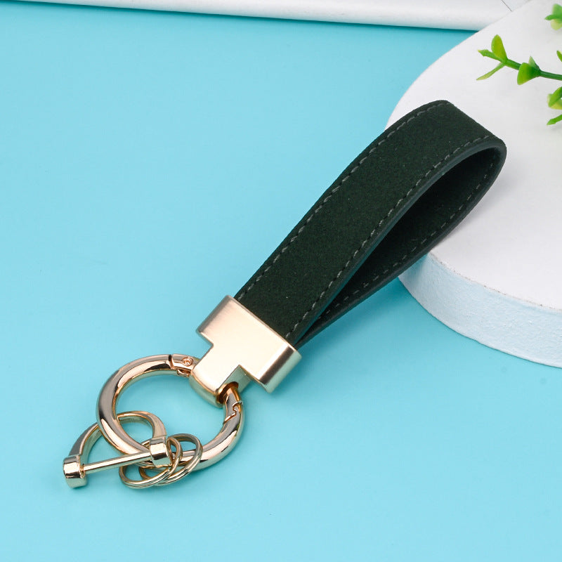 Leather Strap Metal Keychains(Item No.:LK008)
