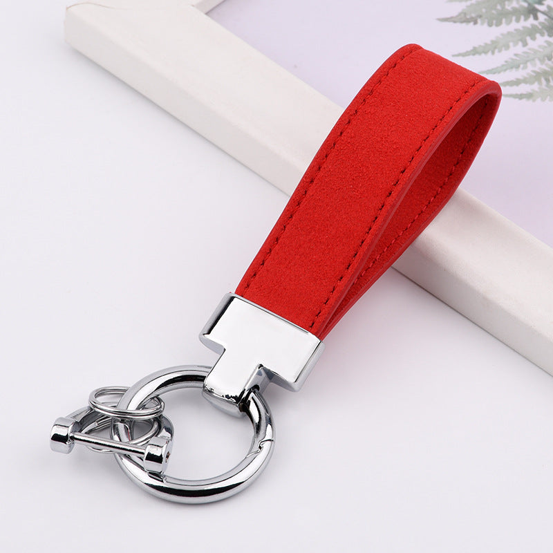 Leather Strap Metal Keychains(Item No.:LK008)
