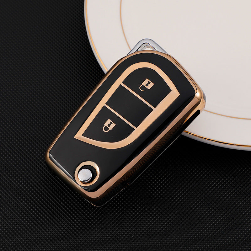 Soft TPU Key Case Cover For Toyota(Key No.D)