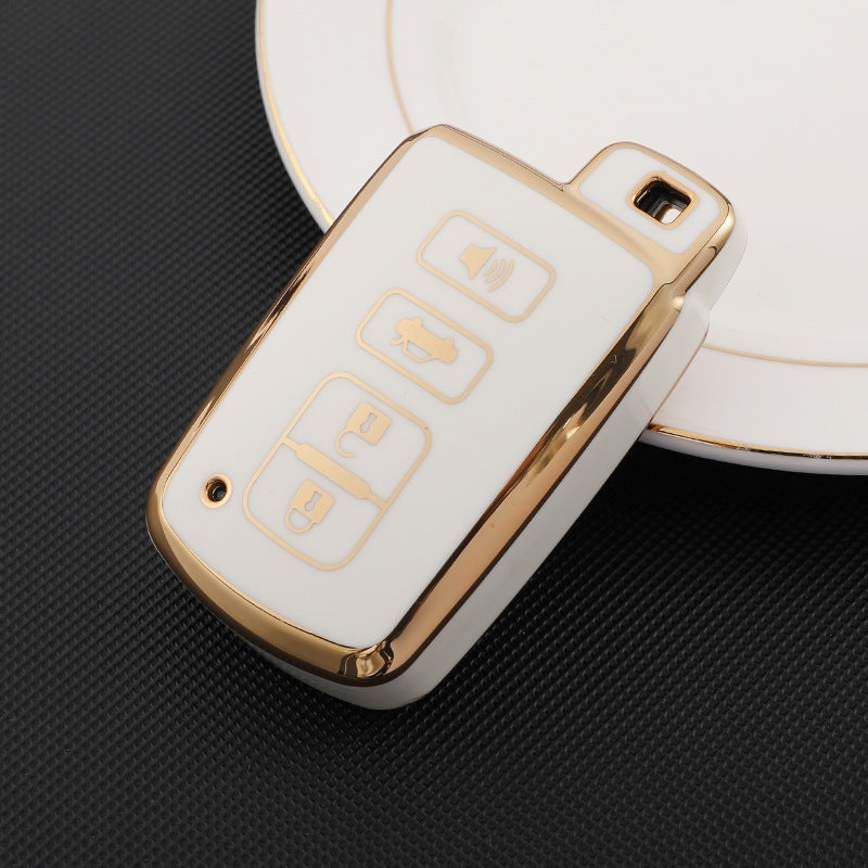 Soft TPU Key Case Cover For Toyota(Key No.C)