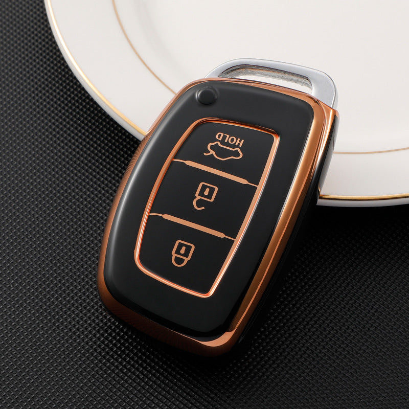 Soft TPU Key Case Cover For Hyundai(Key No.A)