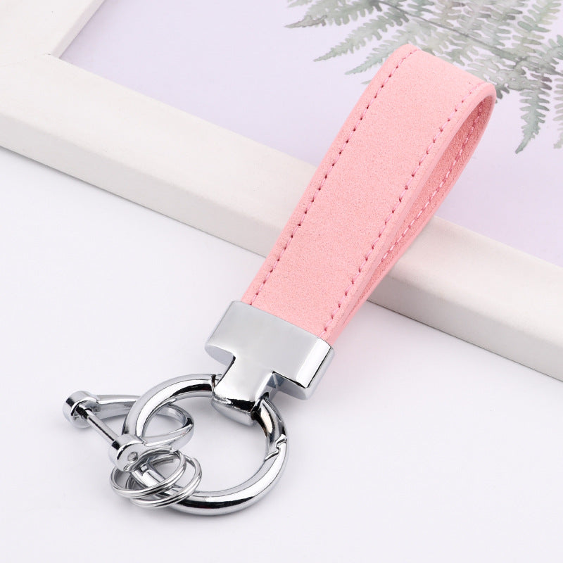 Leather Strap Metal Keychains(Item No.:LK008)