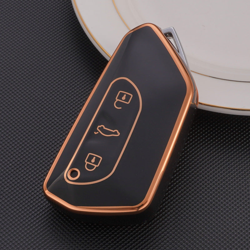 Soft TPU Key Case Cover For Volkswagen(Key No.I)