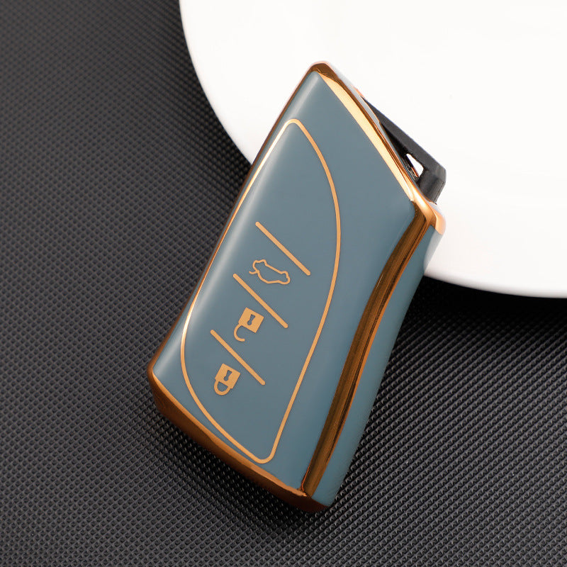 Soft TPU Key Case Cover For Lexus(Key No.C)